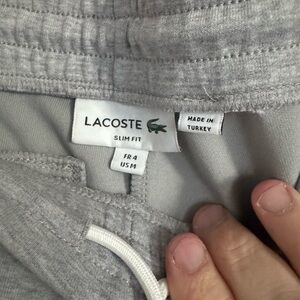 Lacoste Slim Fit Gray Joggers